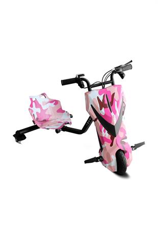Shibumi Elektrikli Drift Scooter 350 Watt 3 Tekerlekli Kaykay Pembe