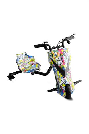 Shibumi Elektrikli Drift Scooter 350 Watt 3 Tekerlekli Kaykay Grafiti