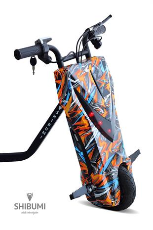 Shibumi Elektrikli Drift Scooter 350 Watt 3 Tekerlekli Kaykay Kırmızı