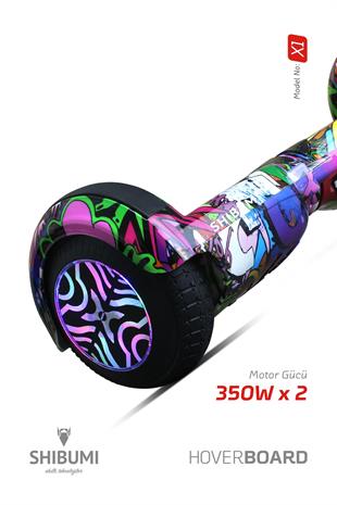 Shibumi Elektrikli Kaykay Hoverboard 350 Watt Hiphop Garantili Lityum Pil