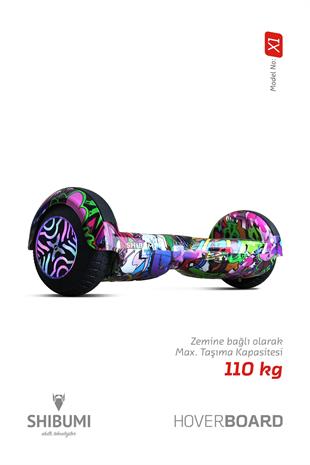 Shibumi Elektrikli Kaykay Hoverboard 350 Watt Hiphop Garantili Lityum Pil
