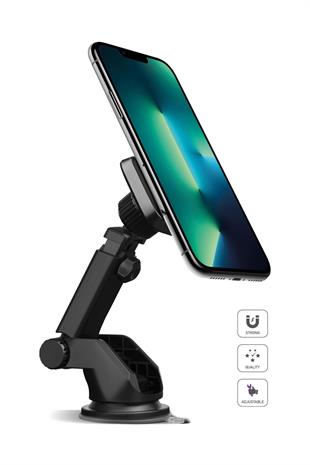 Powerway TT37 Araç İçi Mıknatıslı Telefon Tutucu Torpido ve Cam Uyumlu Çok Açılı