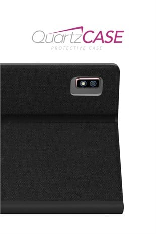 Vorcom QuartzPro QuartzLite Tablet Kılıfı Katlanabilir Standlı 360 Ön Arka Tam Koruma