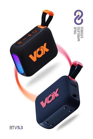 Vox Usb Hafıza Kartı Aux Radyo Led Işıklı Bluetooth Hoparlör Hi-Fi Ses Bombası