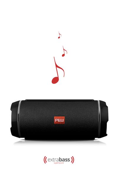 Powerway WRX05 Siyah SD Kart Aux Usb Girişli Kablosuz FM Radyo Bluetooh Hoparlör