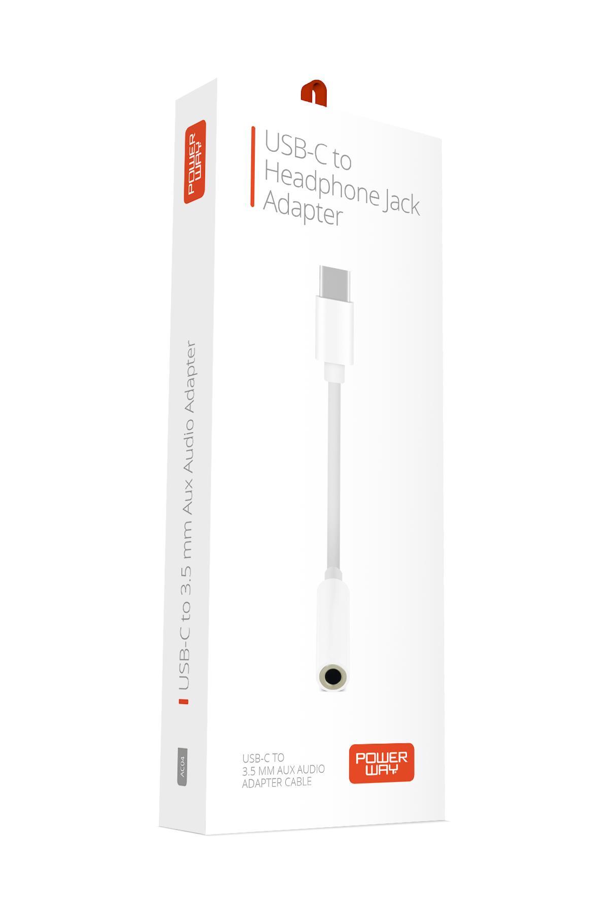 AC04 Type-C to Aux Çevirici Tüm Cihazlarla Uyumlu Samsung Xiaomi 3.5mm Aux Kulaklık Dönüştürücü