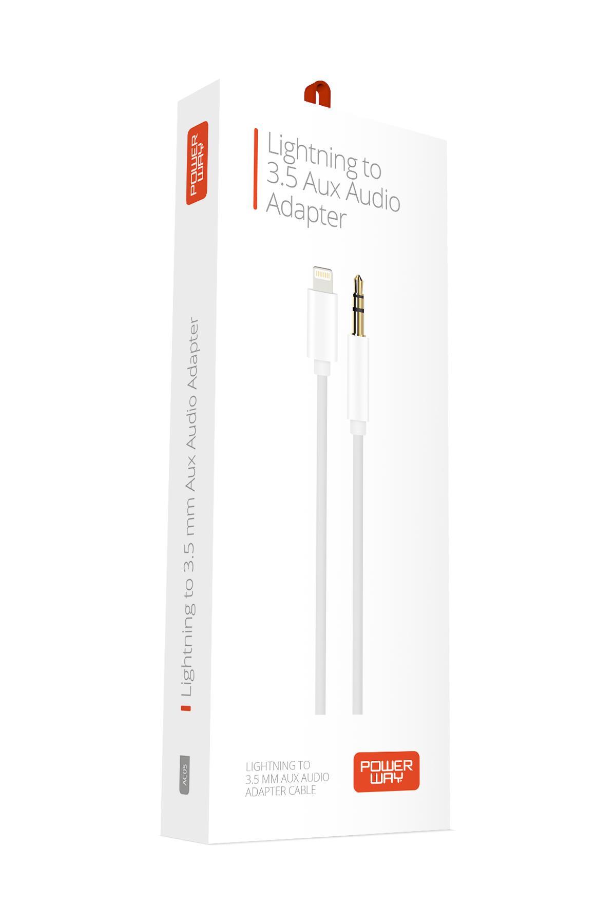 AC05 Lightning Uyumlu Aux Çevirici Iphone Ipad 3.5mm Jack Aux Kablosu