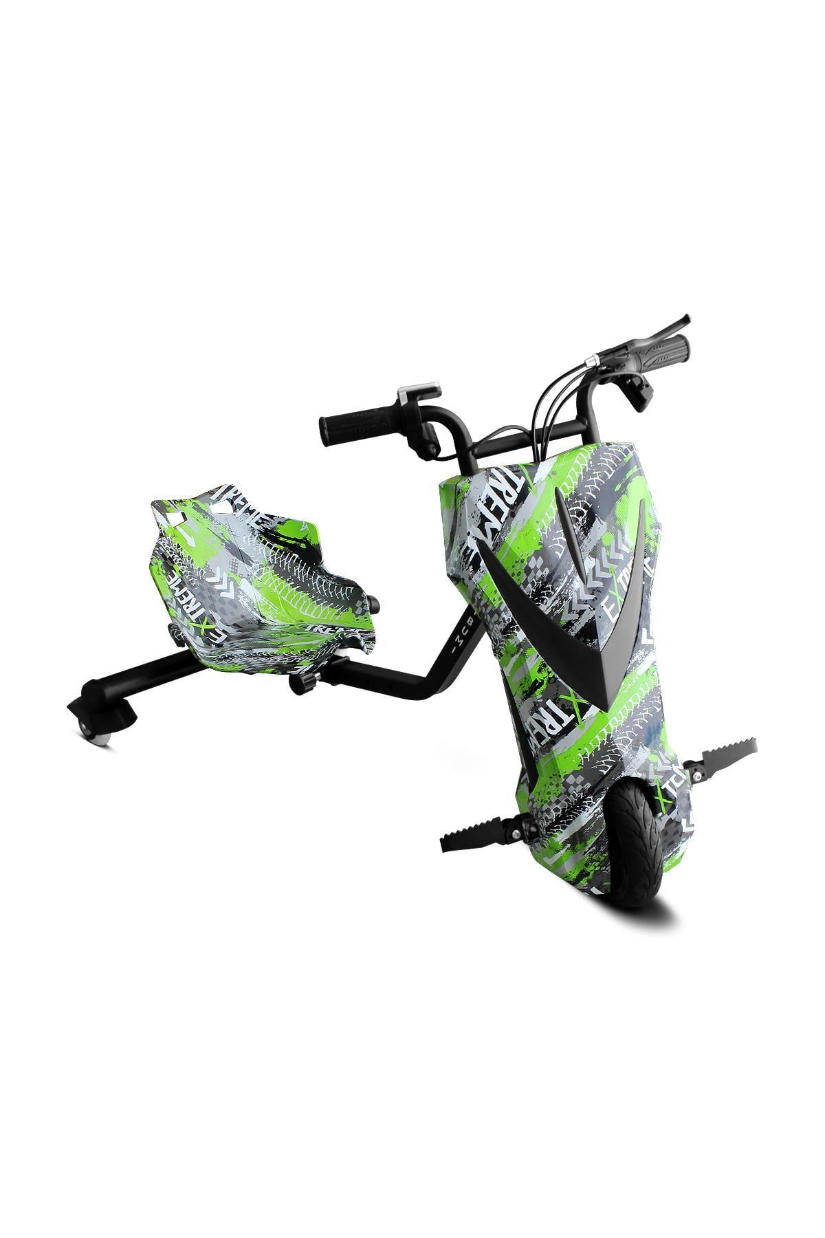 Shibumi Elektrikli Drift Scooter 350 Watt 3 Tekerlekli Kaykay Yeşil