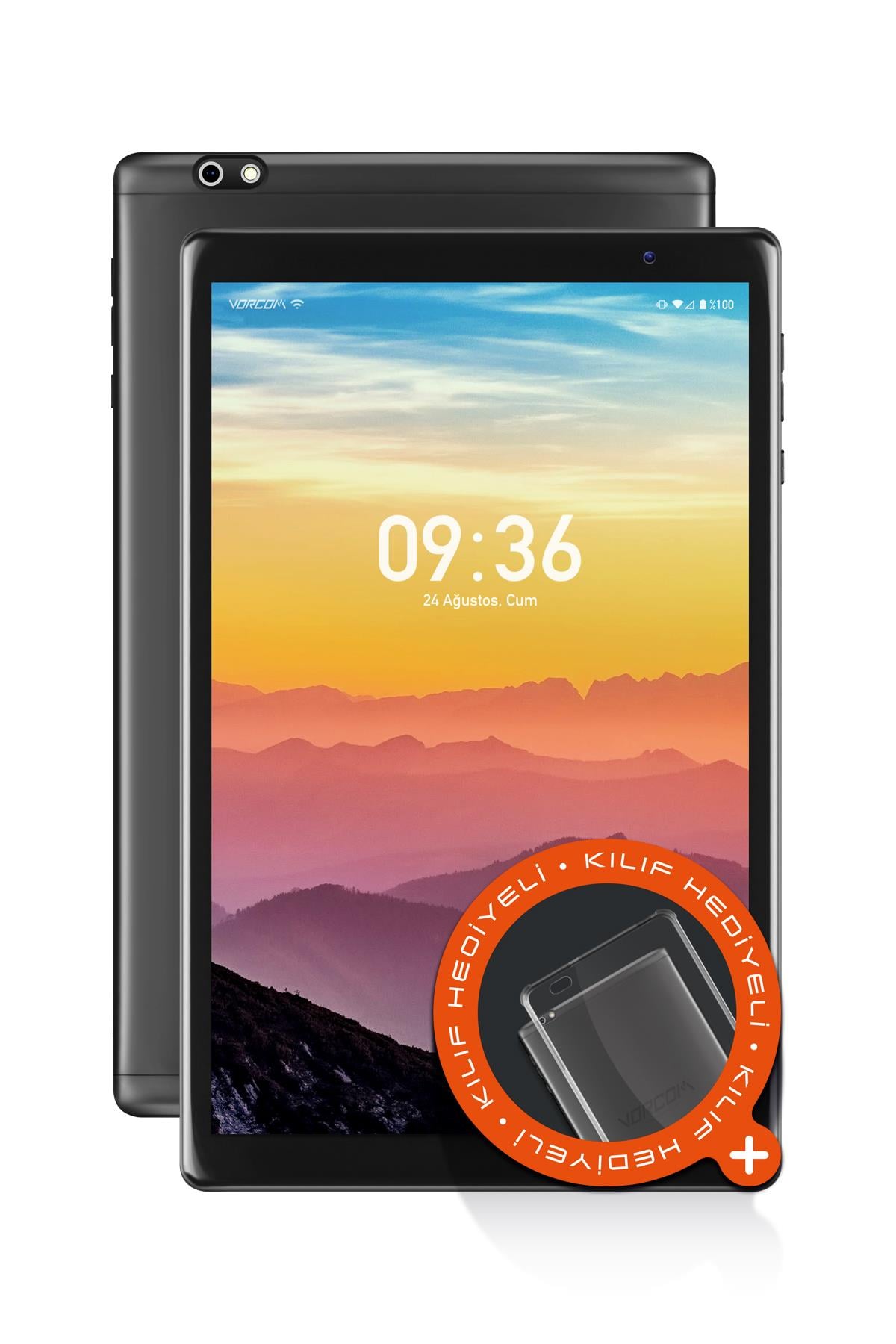 Vorcom S12 2GB/32GB 10.1” 1280*800 HD IPS Ekran Tablet Ekran Koruyucu Hediyeli