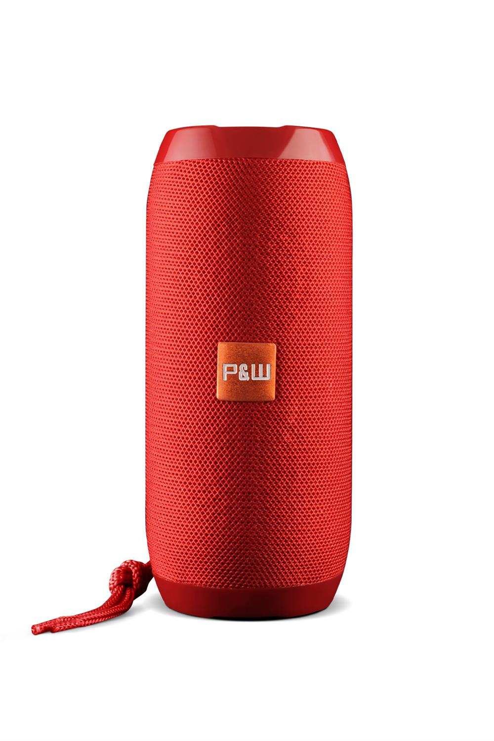 WRX01 90 dB SD Kart Aux Usb Girişli Kırmızı Kablosuz Bluetooth Speaker Hoparlör Ses Bombası FM Radyo