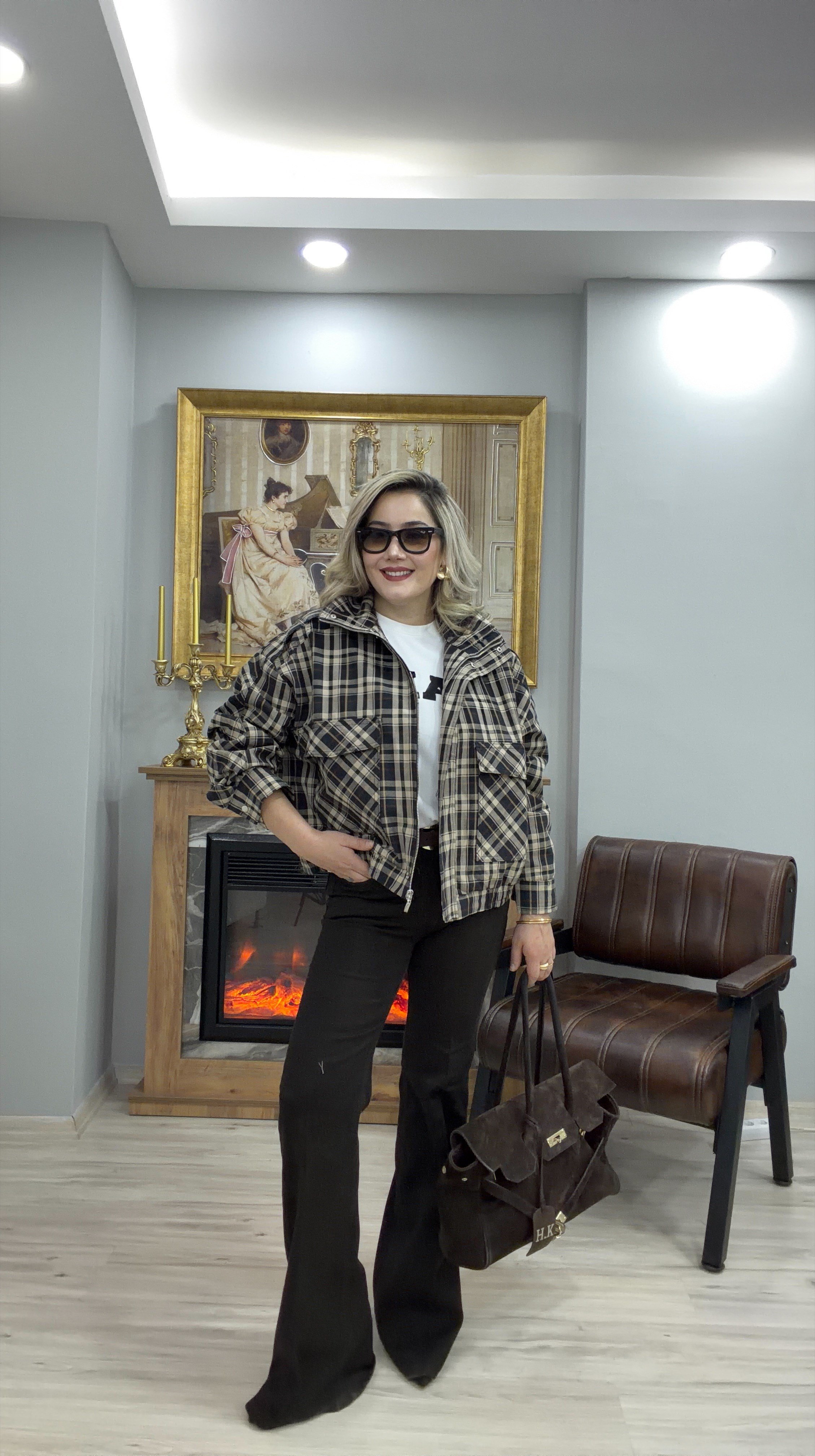 EKOSE DESEN BOMBER CEKET