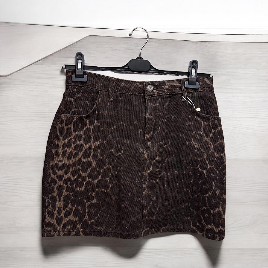 KAHVE LEOPAR ETEK
