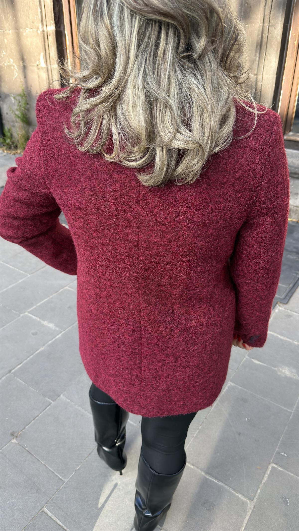 BUKLET BLAZER CEKET BORDO