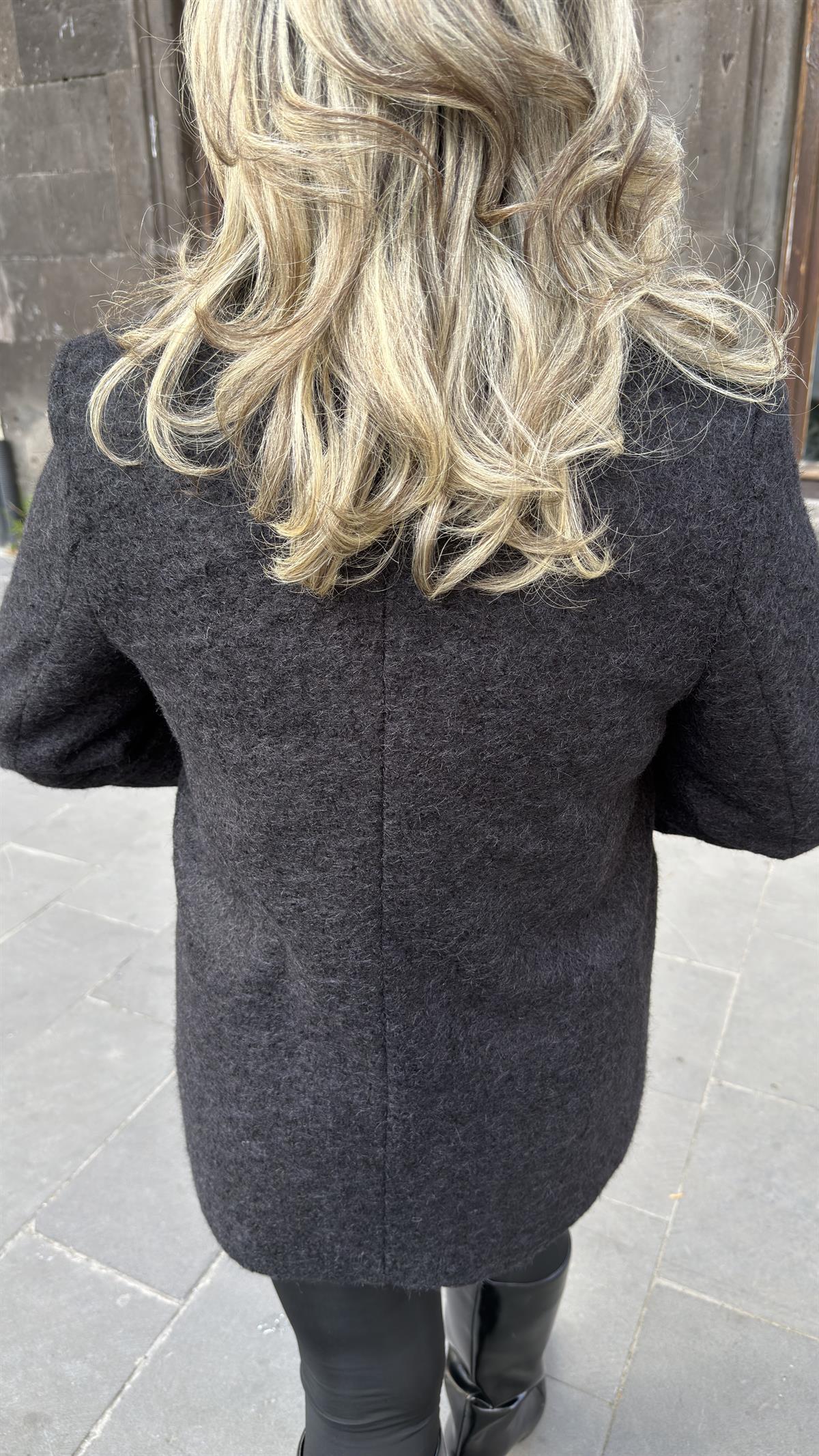 BUKLET BLAZER CEKET SİYAH