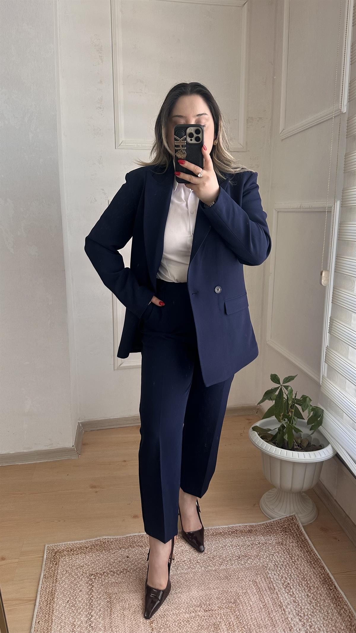 CARROT PANTOLONLU BLAZER CEKET TAKIM LACİVERT