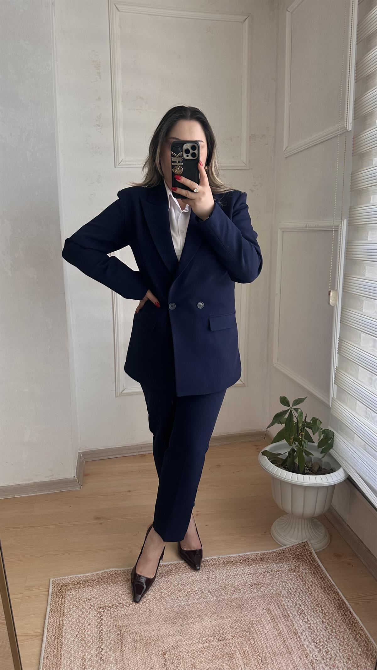 CARROT PANTOLONLU BLAZER CEKET TAKIM LACİVERT