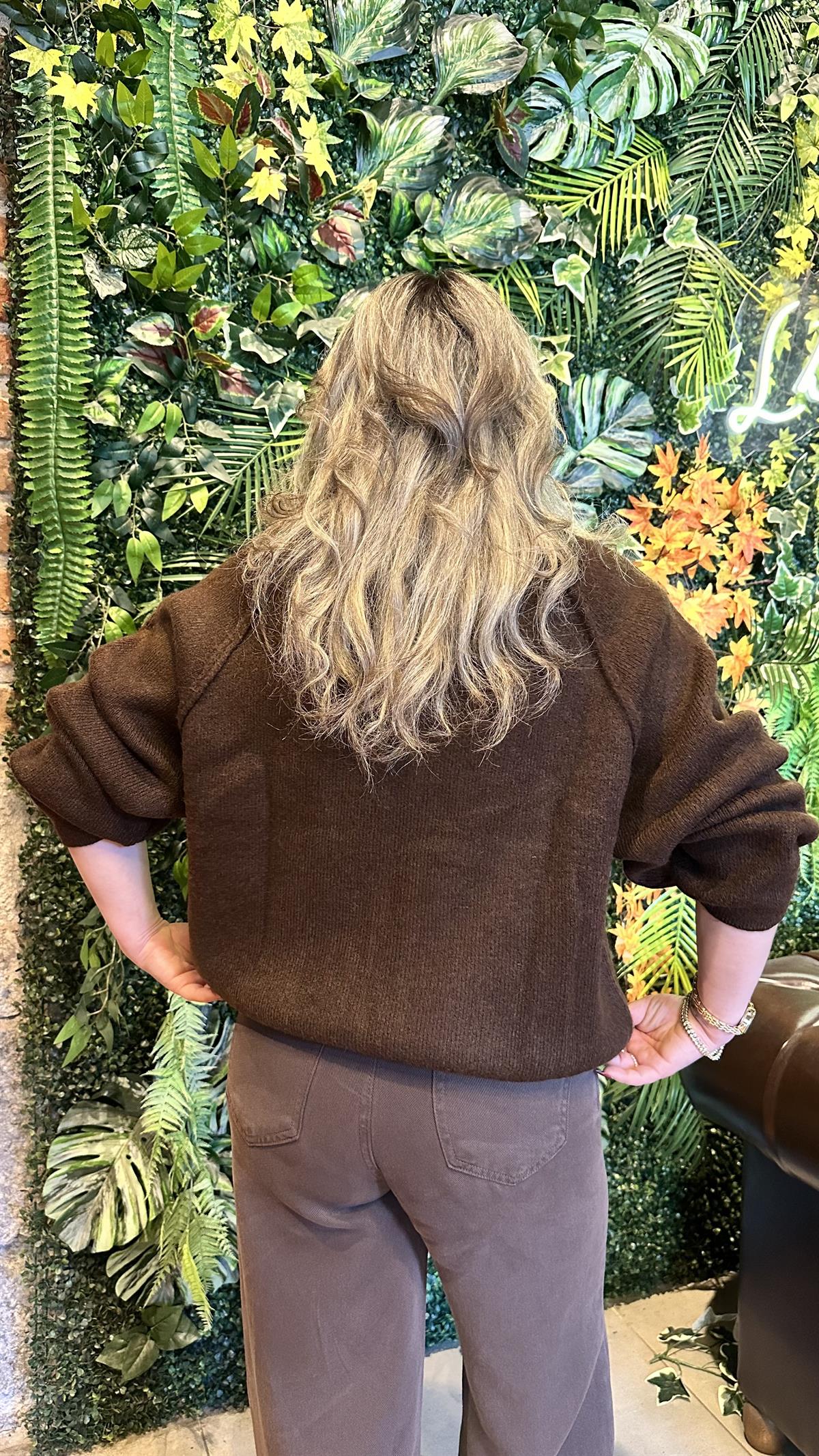 FERMUARLI BOMBER HIRKA KAHVE