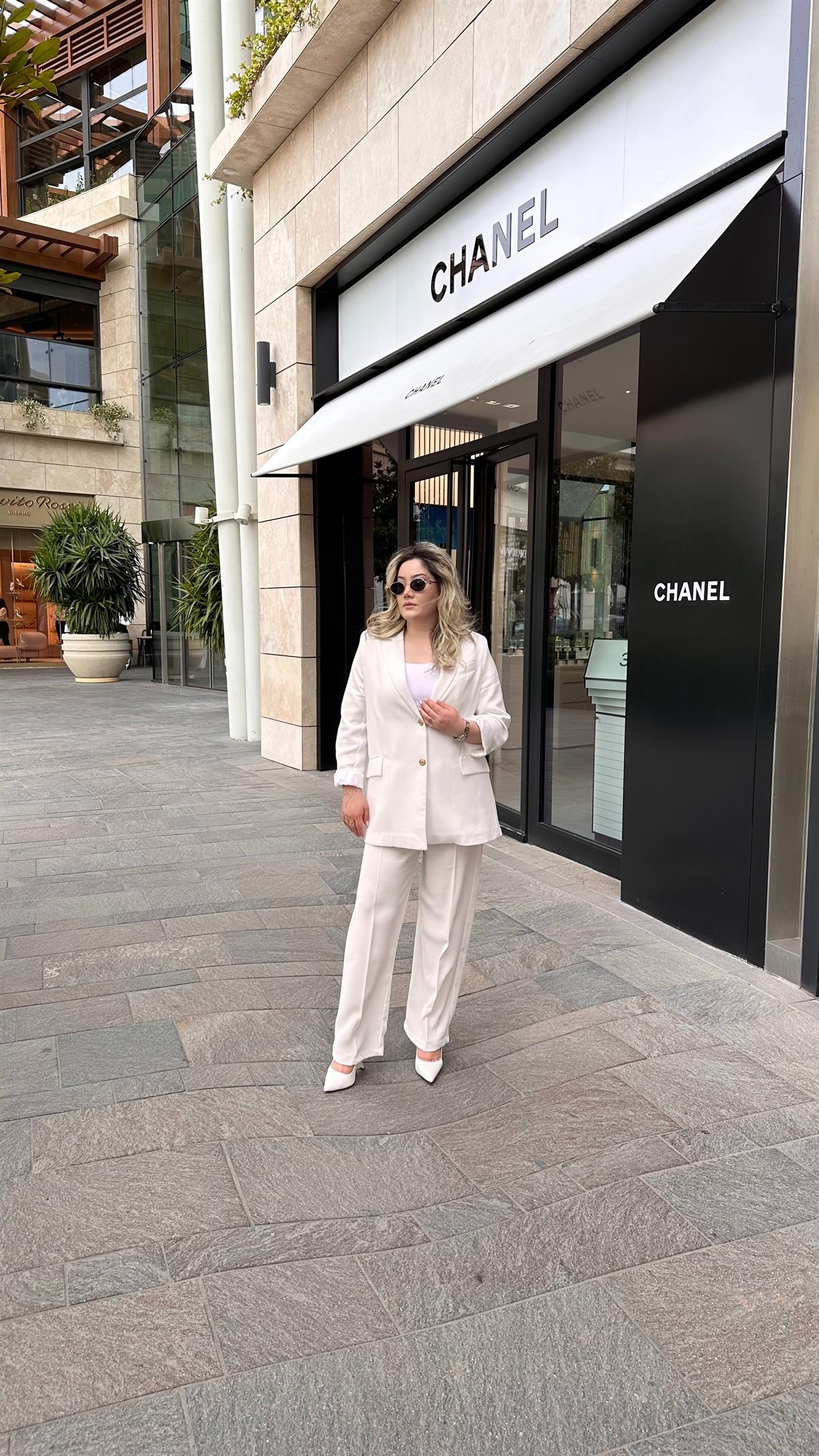 GOLD DÜĞMELİ OVERSİZE BLAZER CEKET