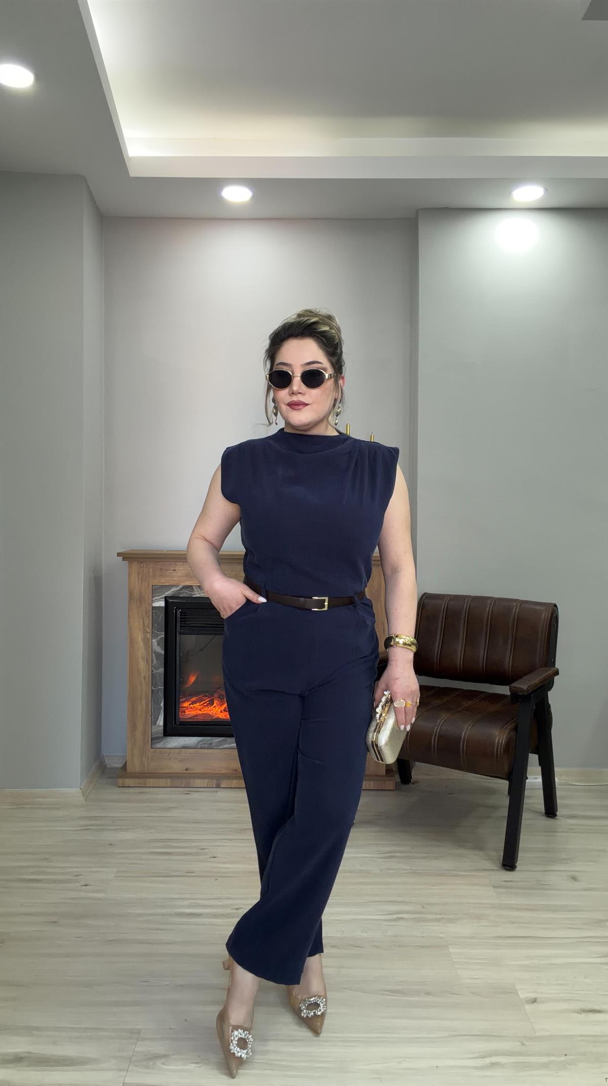 KEMERLİ AEROBİN TULUM LACİVERT