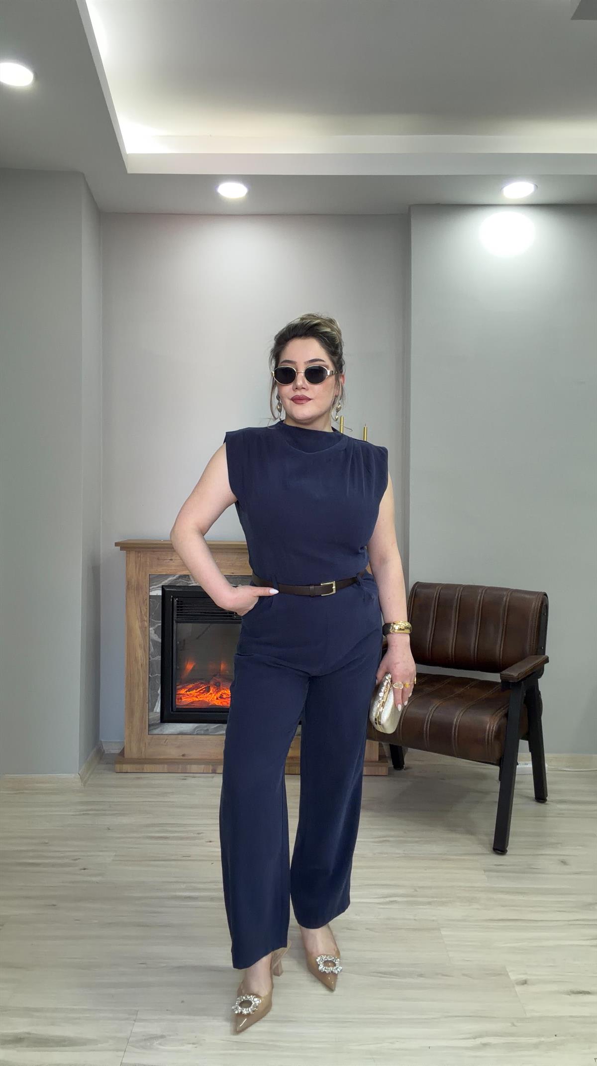 KEMERLİ AEROBİN TULUM LACİVERT