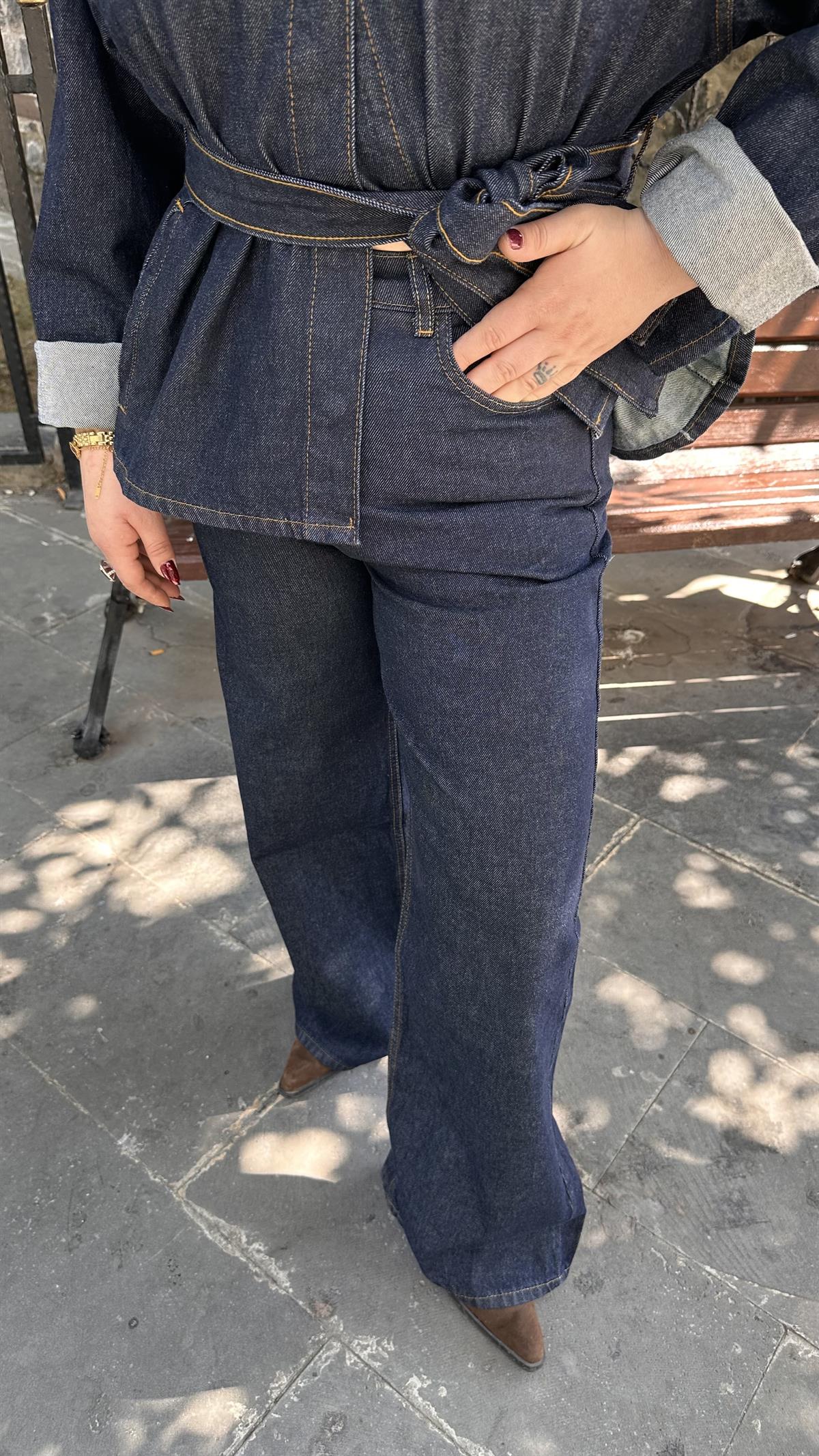 MAVİ WİDE LEG JEAN