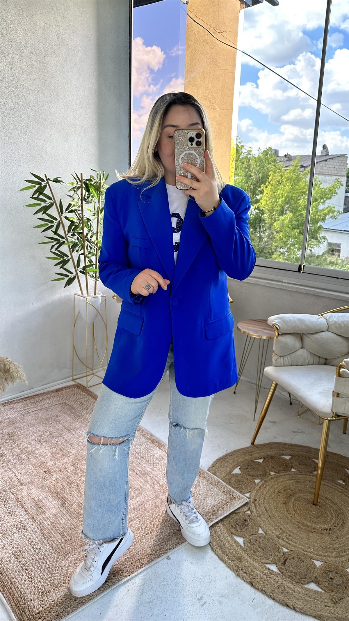Saks Blazer Ceket