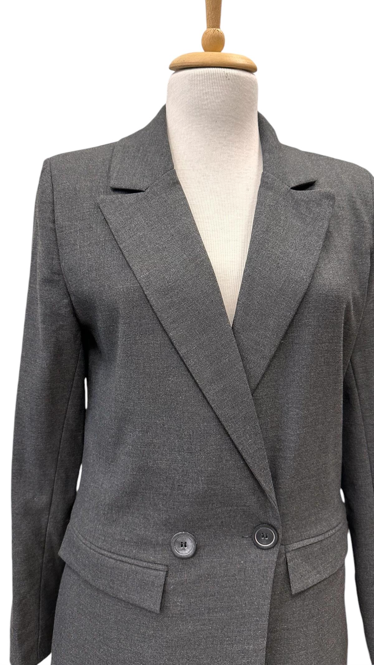 VATKALI OVERSİZE BLAZER CEKET GRİ