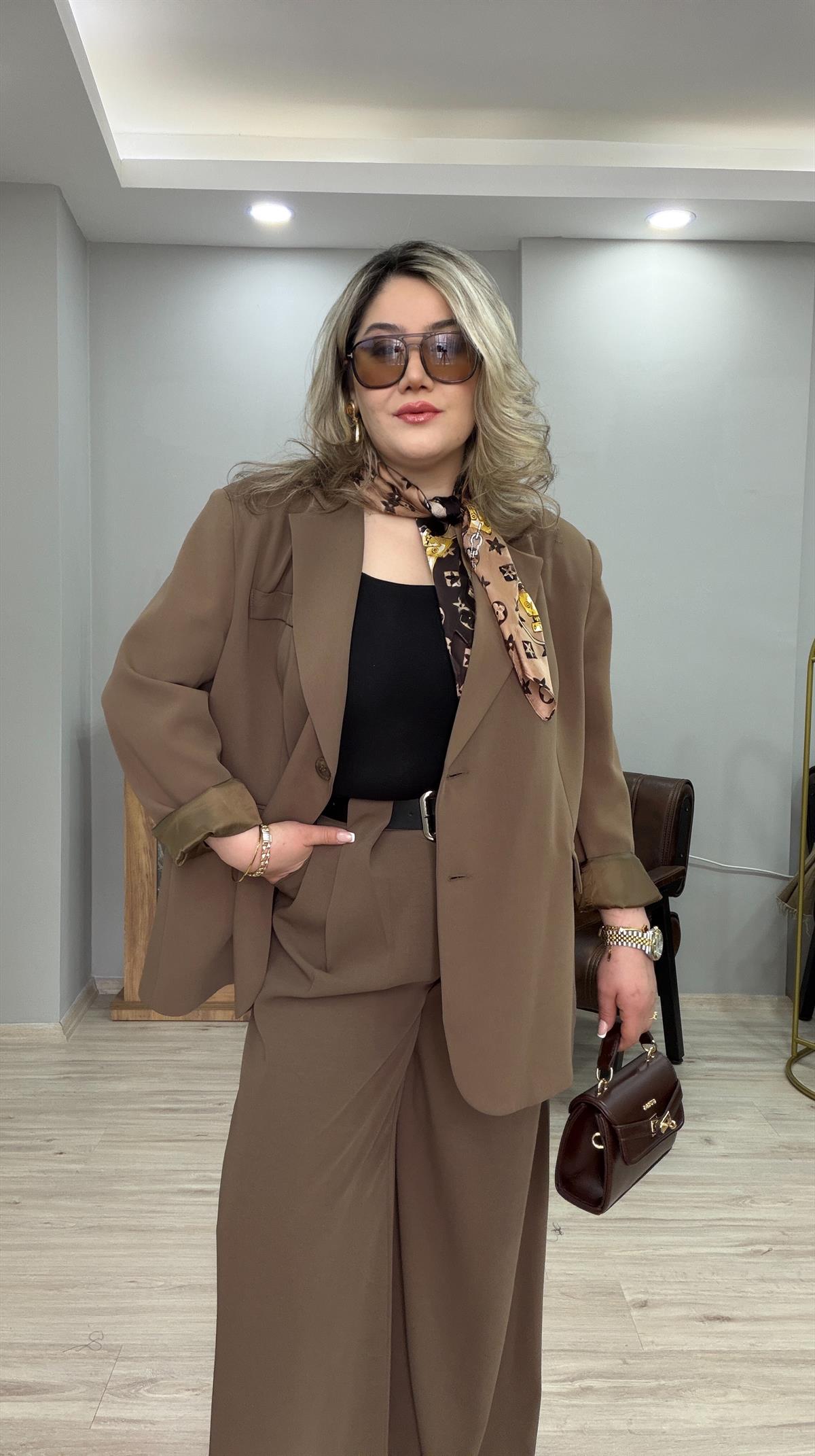 VATKALI OVERSİZE BLAZER CEKET HAKİ
