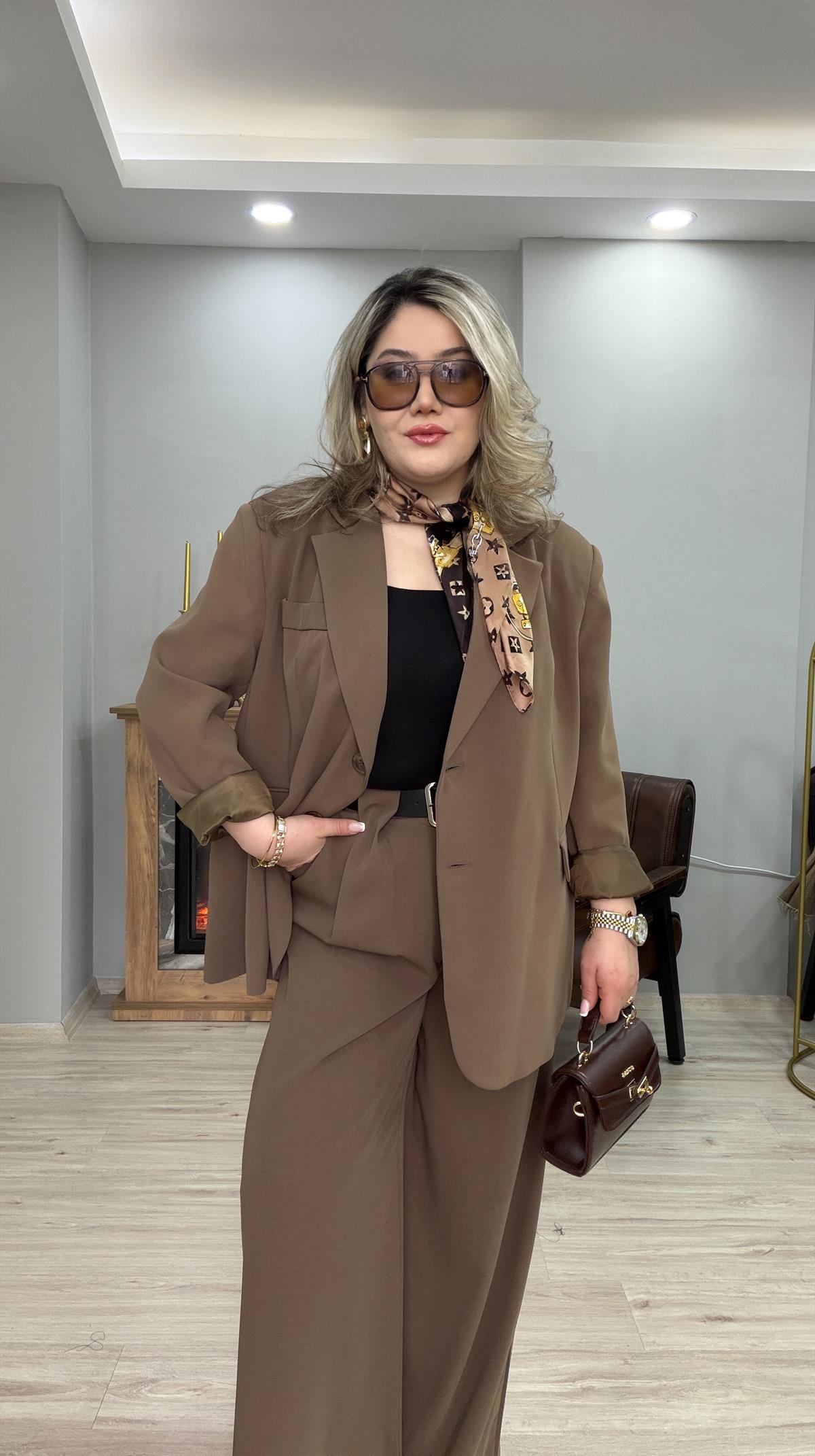 VATKALI OVERSİZE BLAZER CEKET HAKİ