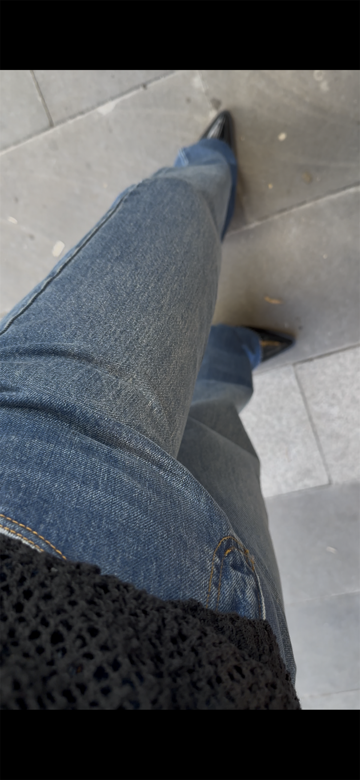 YÜKSEK BEL WİDE LEG JEAN YEŞİL PASLI