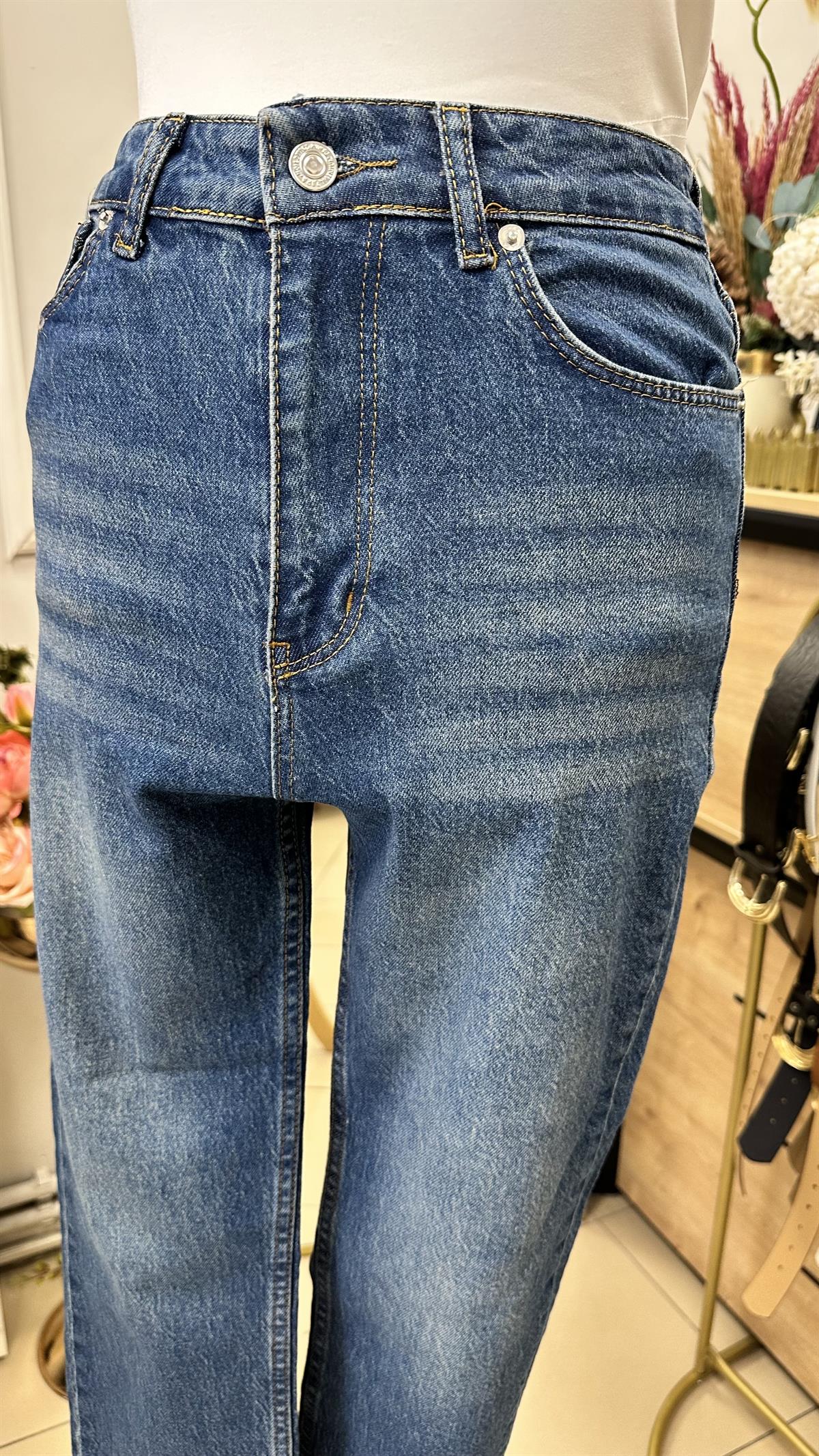 ZR KOYU MAVİ BOYFİT JEAN