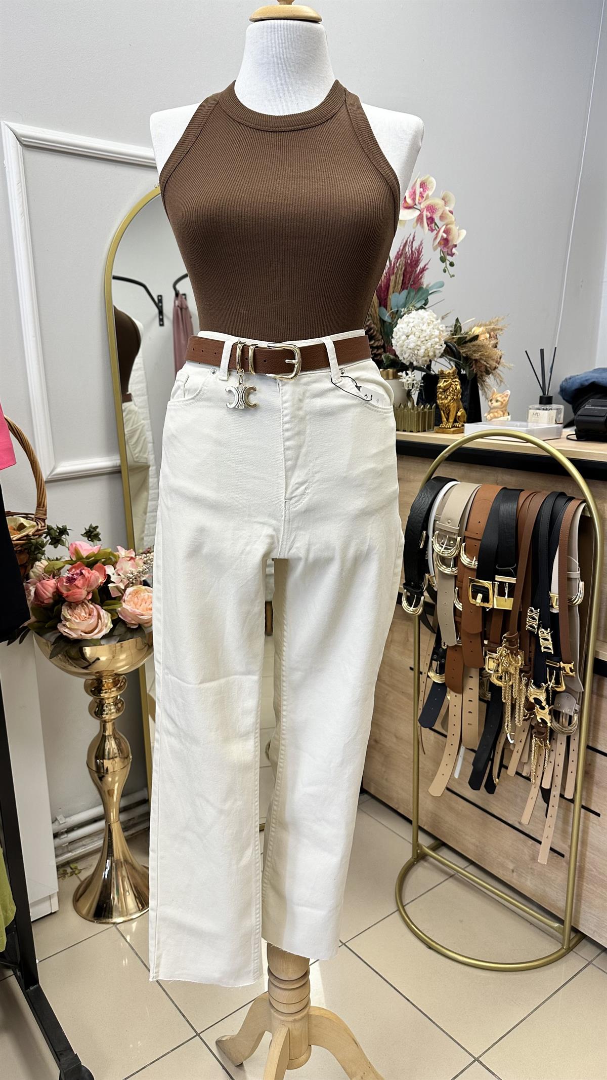 ZR KREM BOYFİT JEAN