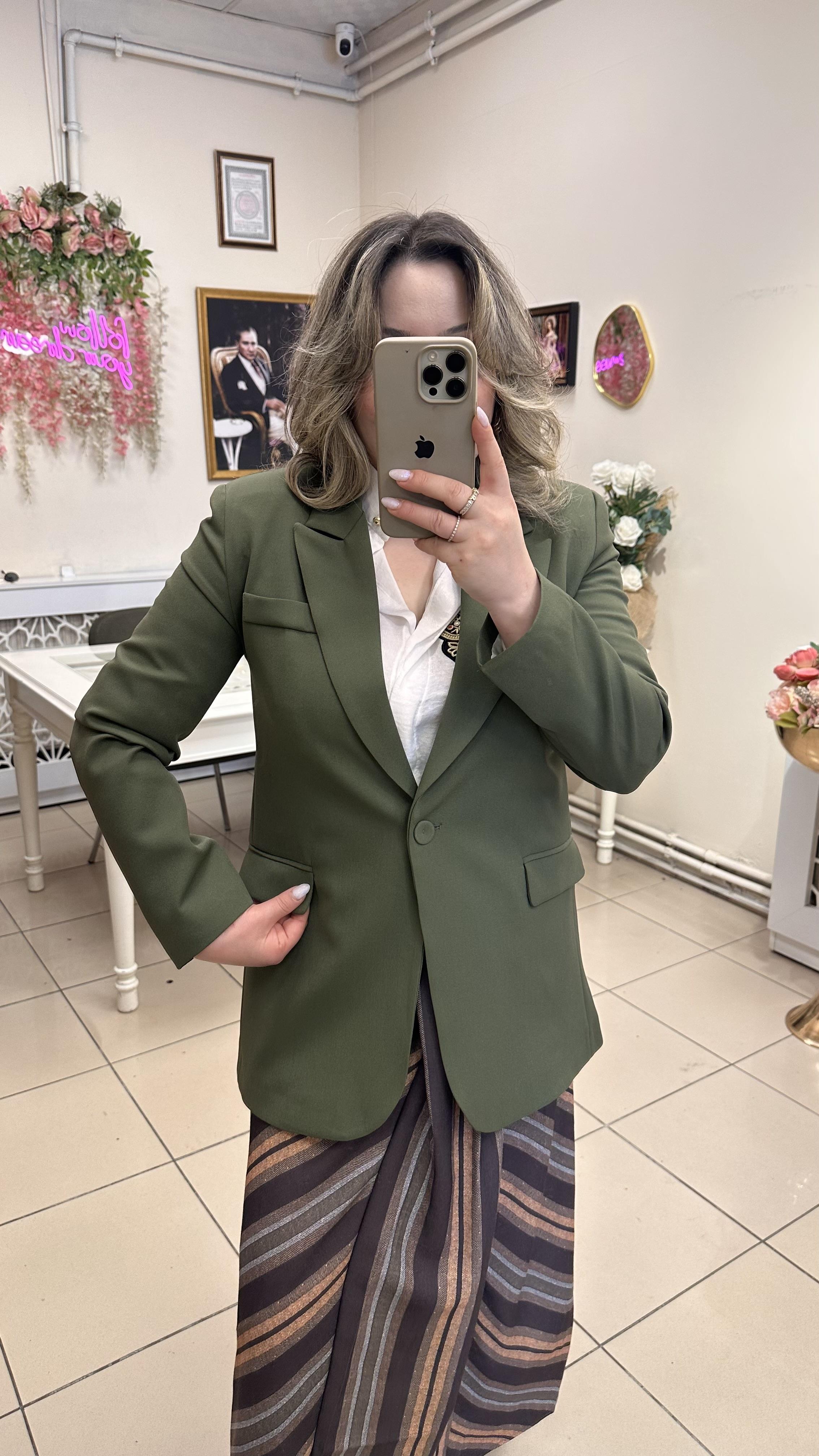 QUZU MARKA BLAZER CEKET HAKİ