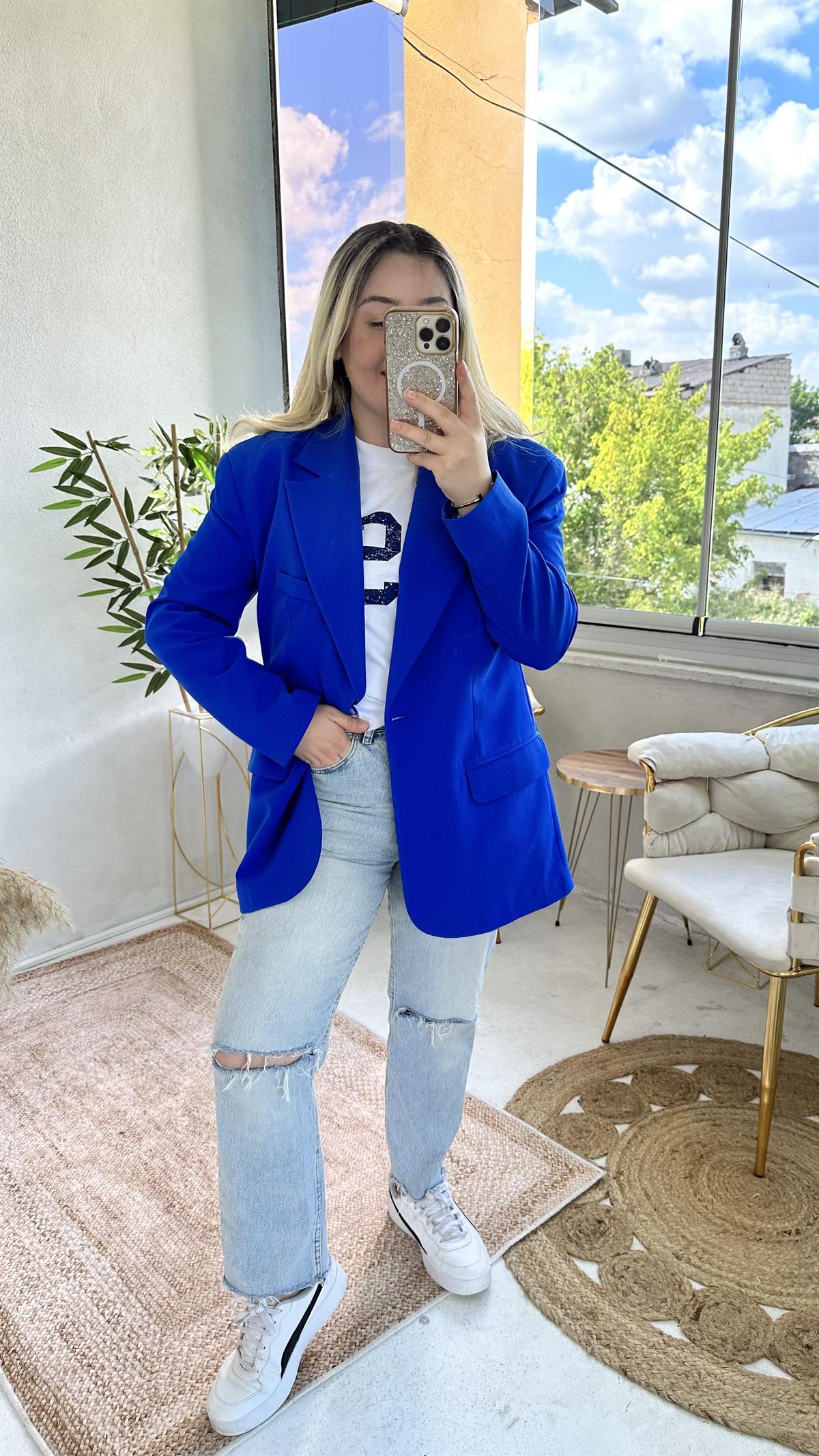 Saks Blazer Ceket