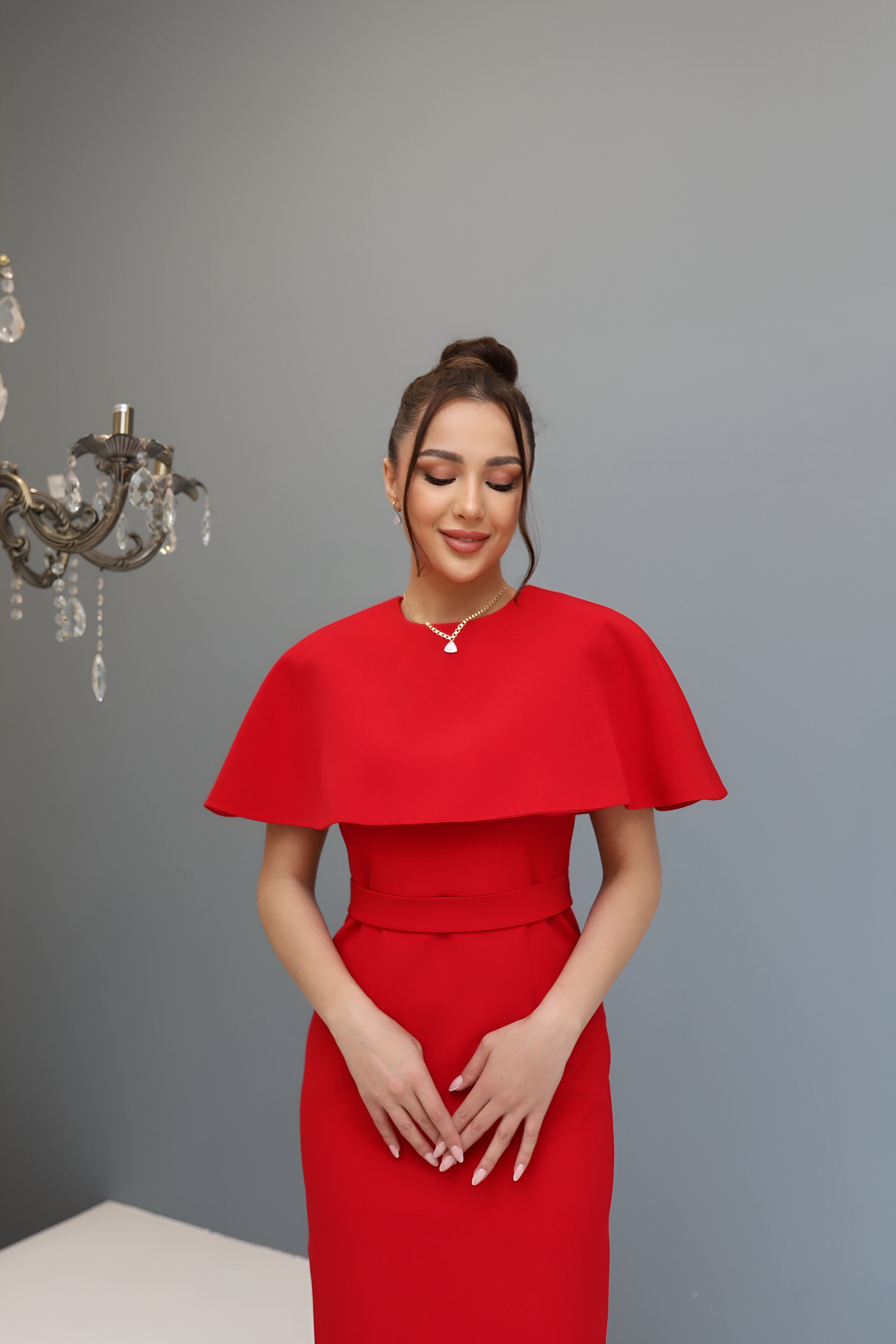 Valeria elbise-Kırmızı