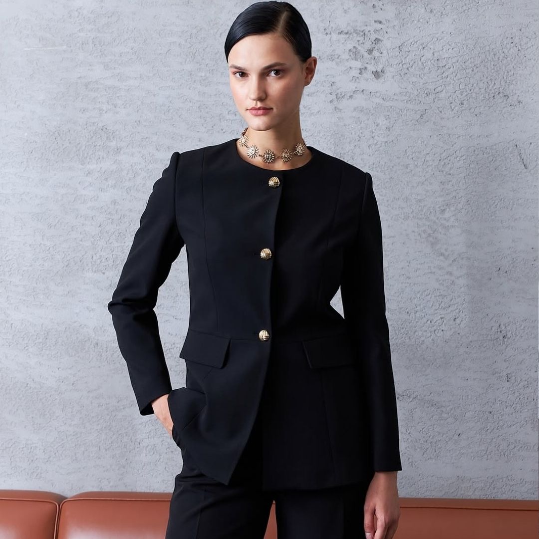 Siyah Blazer Takım