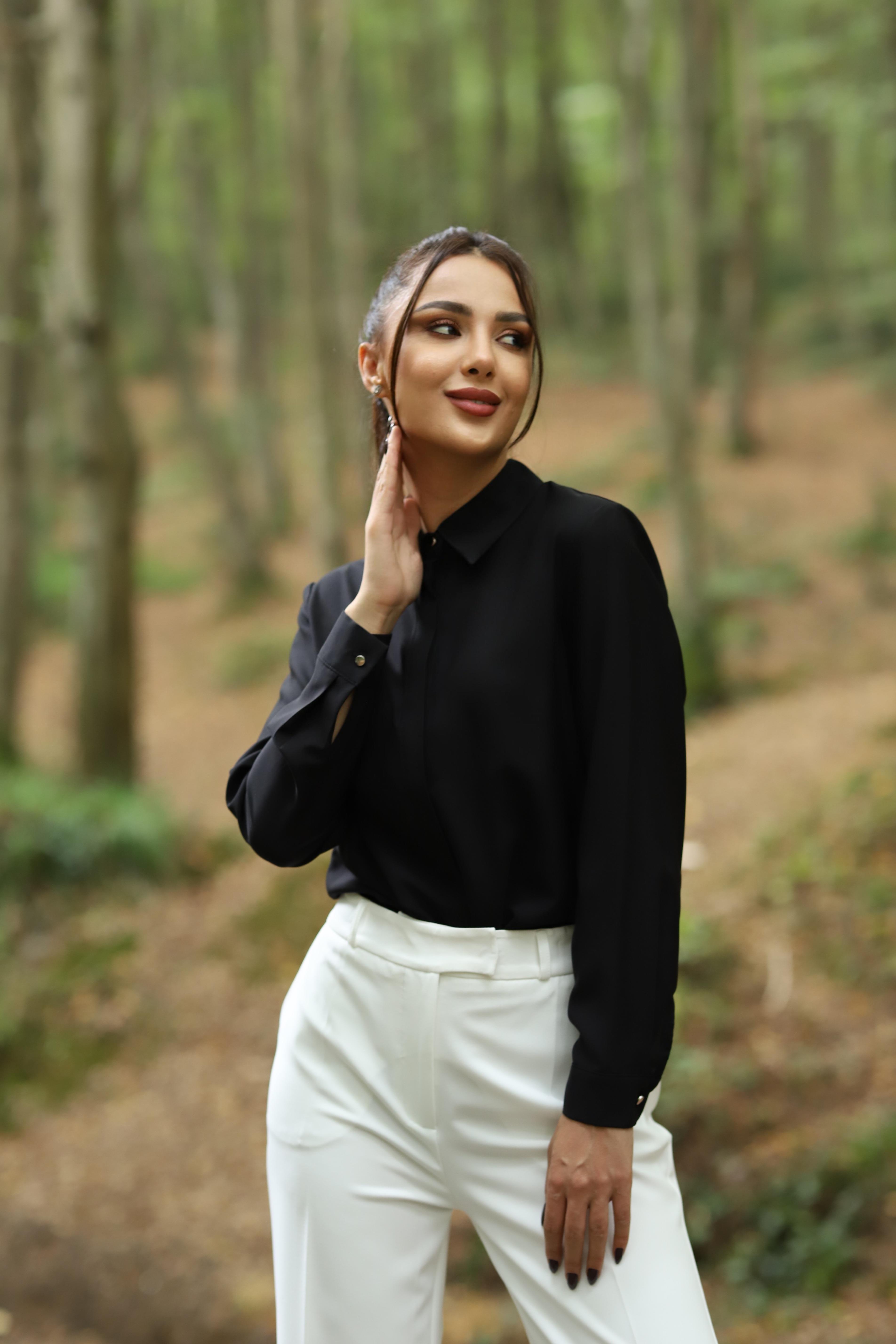 Cesika gömlek-Siyah