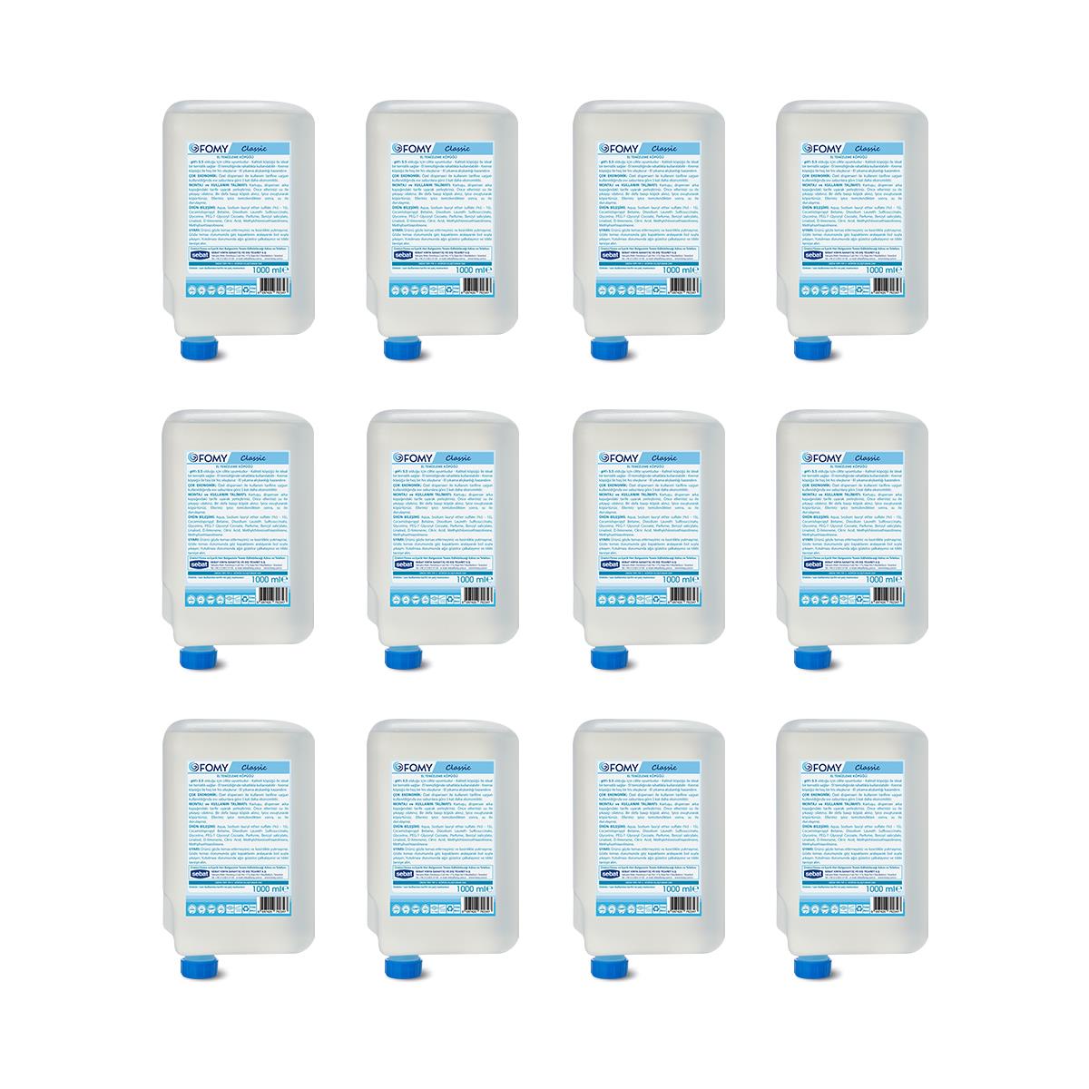Fomy Classic Köpük Sabun 1000 ML 12'li Koli