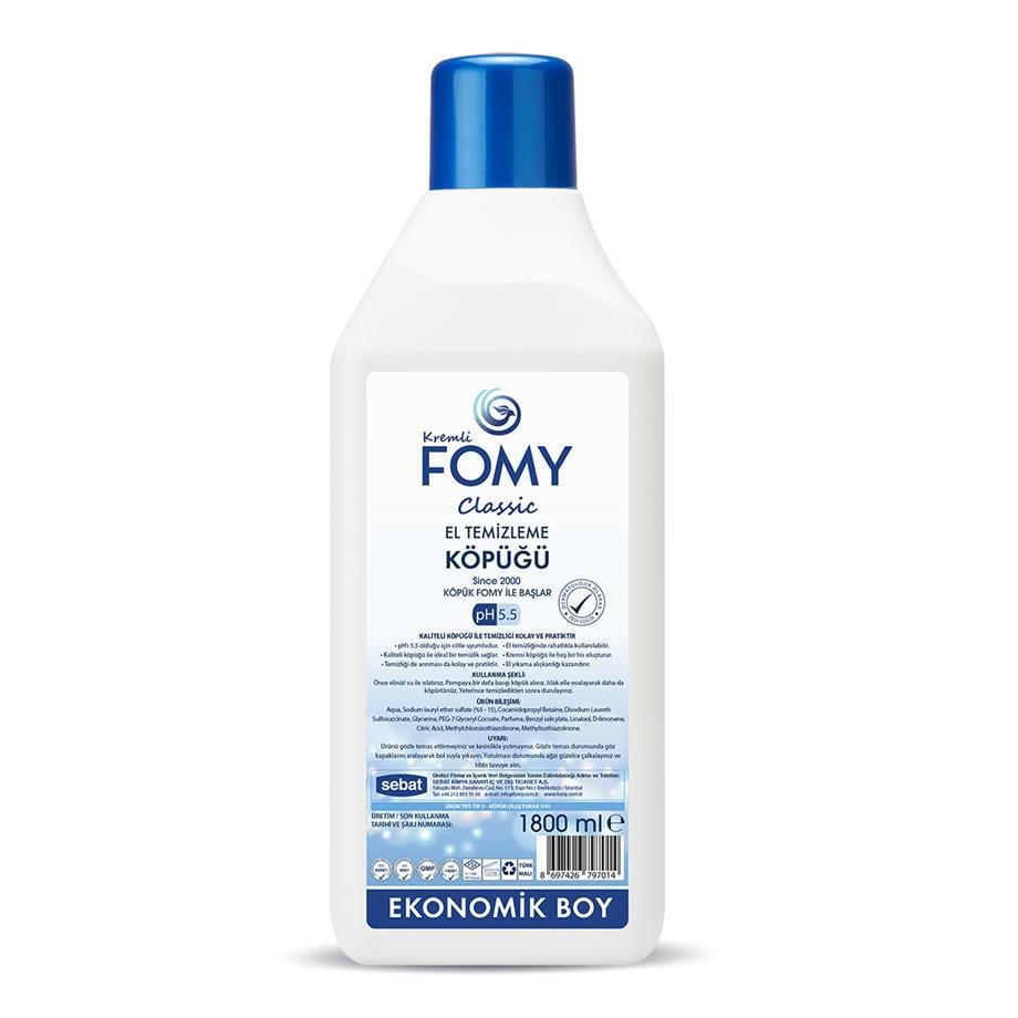 FOMY Classic Köpük Sabun 1800 ml 6lı Koli