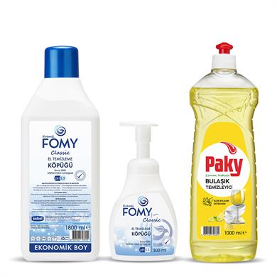 FOMY Classic Köpük Sabun Seti + FOMY Elde Bulaşık Deterjanı