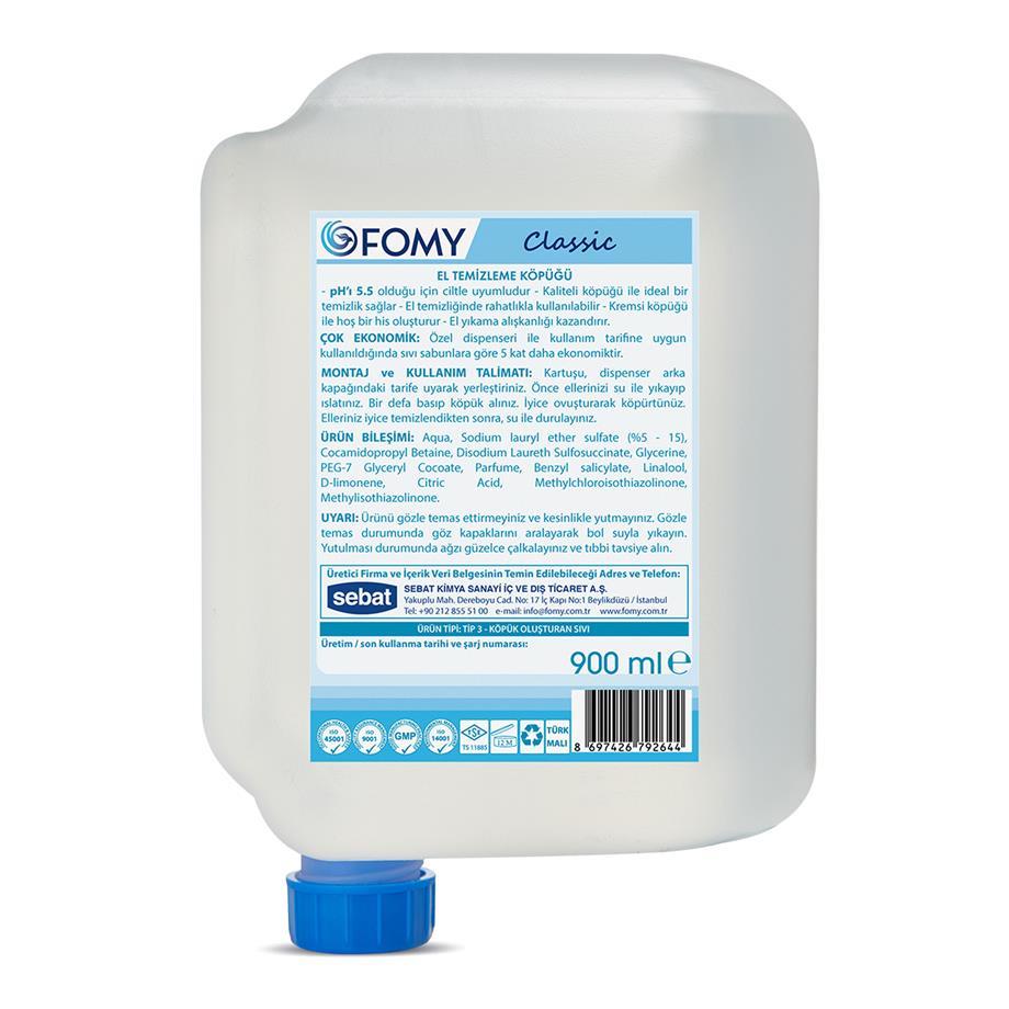 FOMY Classic Köpük Sabun 900 ml