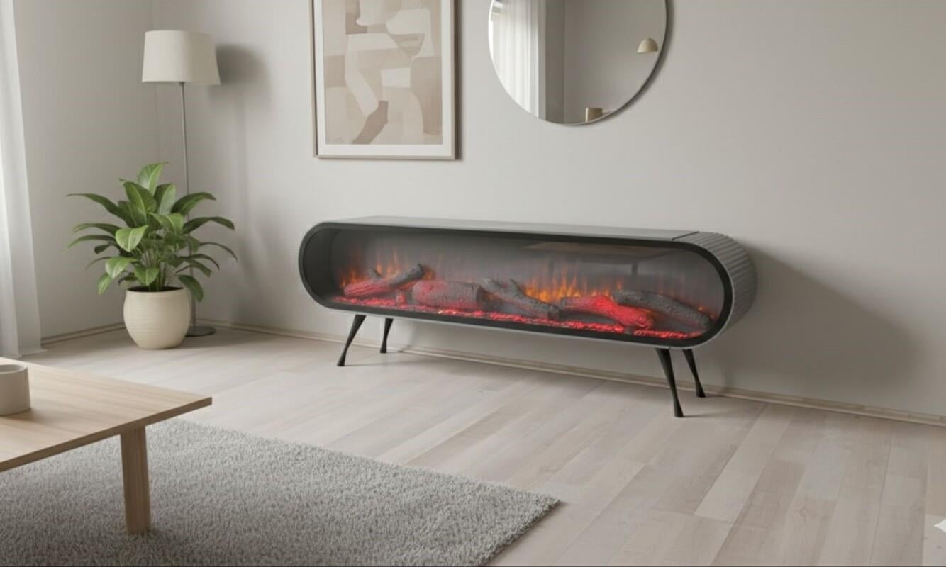 DUO 180 cm Mdf Antrasit Bluetooth Özellikli Tv Ünitesi-Sehpası