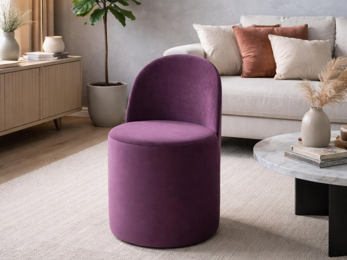 Lotus Modern Silinebilir Kumaşlı Puf