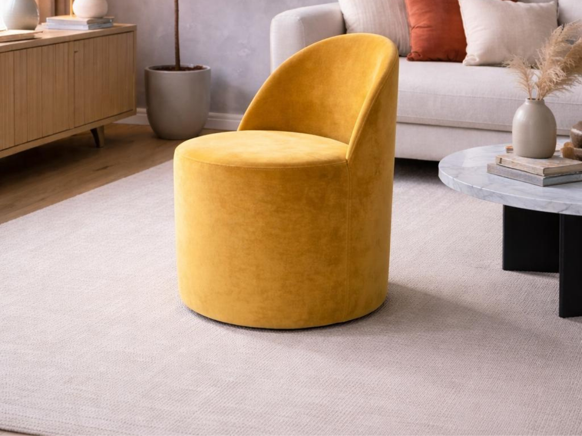 Lotus Modern Silinebilir Kumaşlı Puf