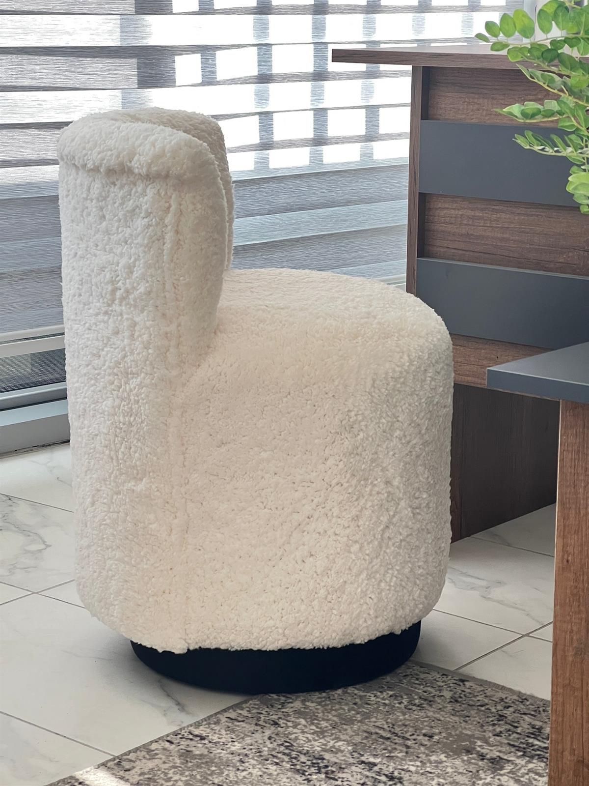 Mono Teddy Beyaz Puf