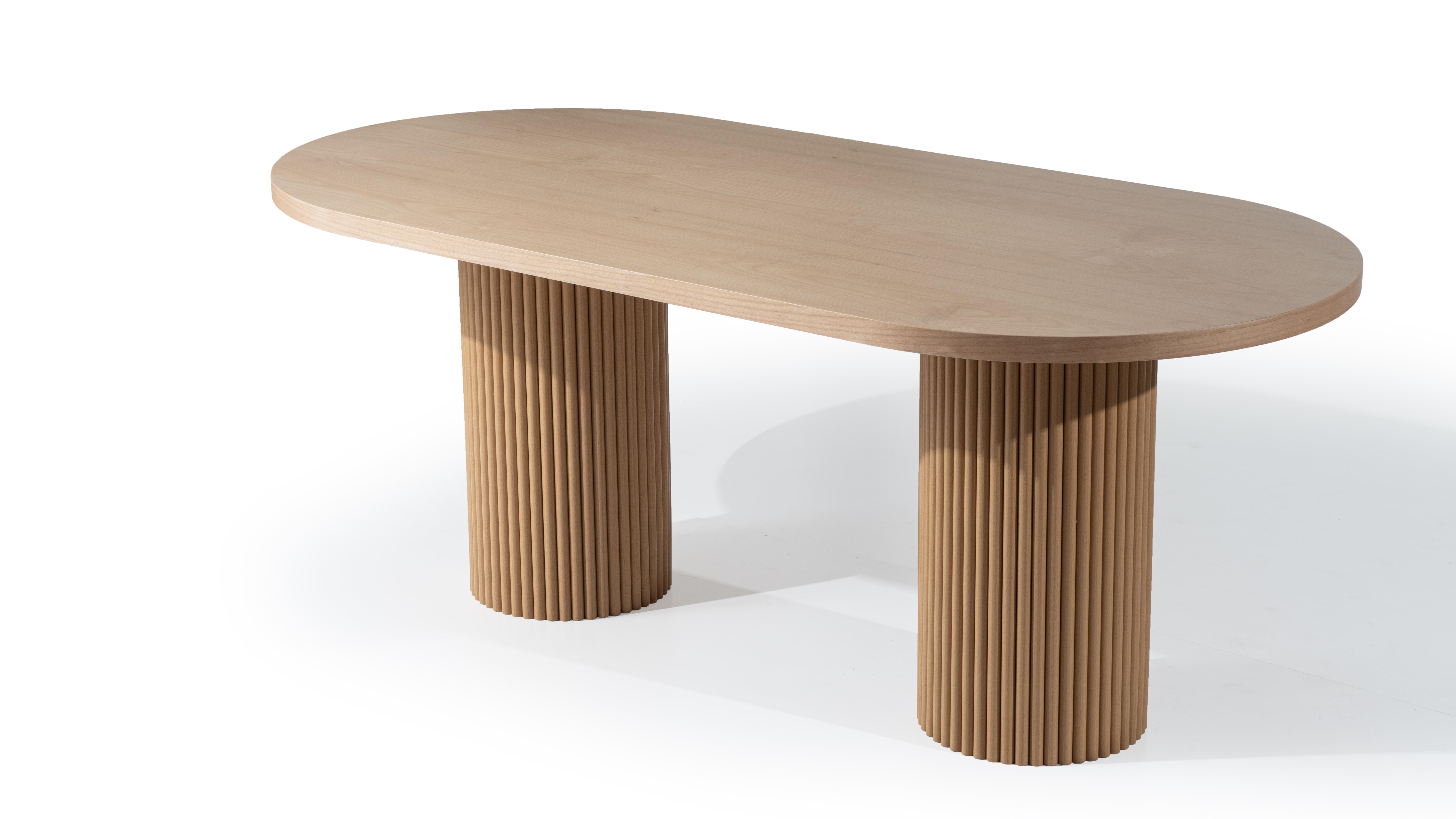 Nevada Mdf Kayın Masa Sandalye