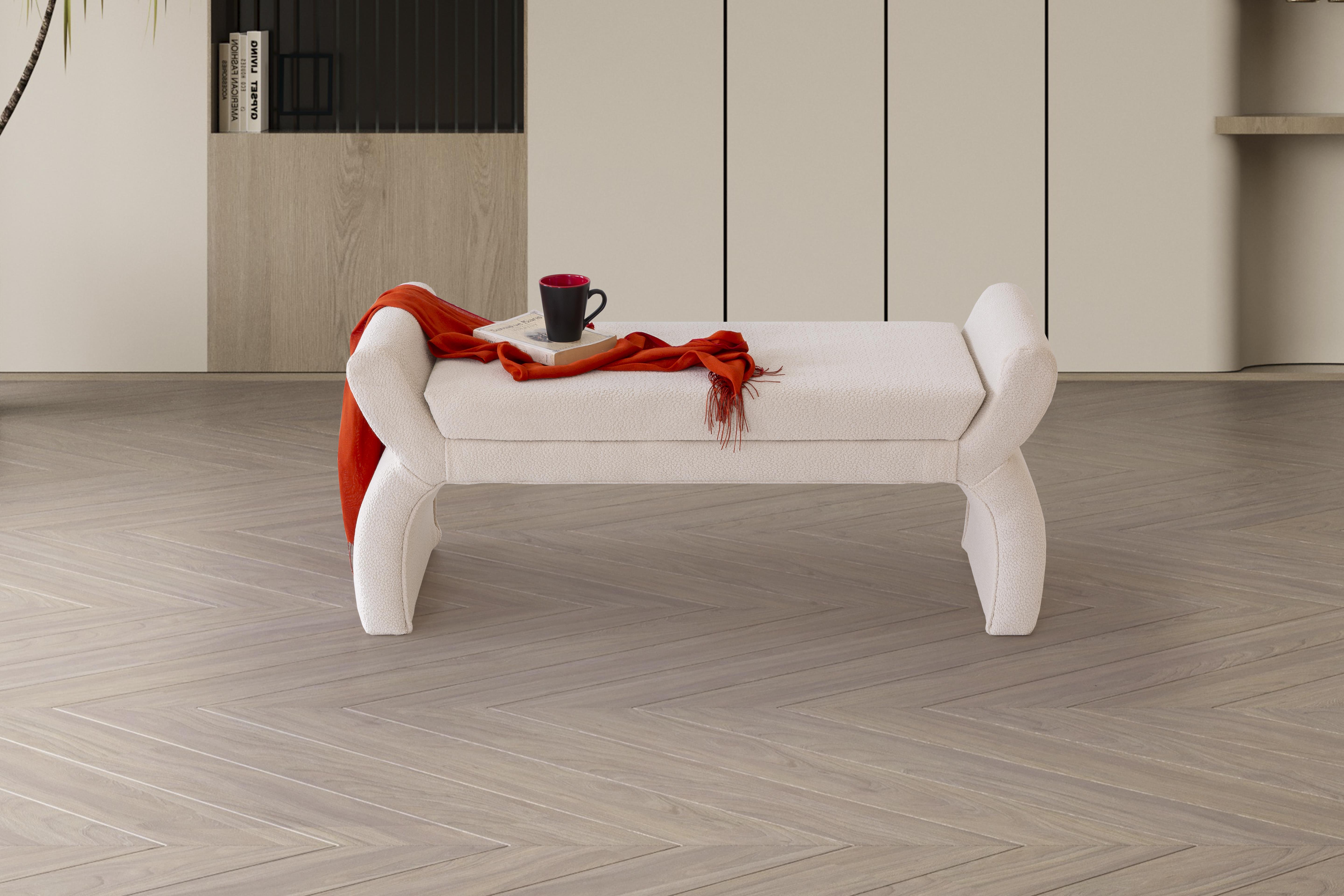 Zenn Coco Kumaşlı Modern Bench