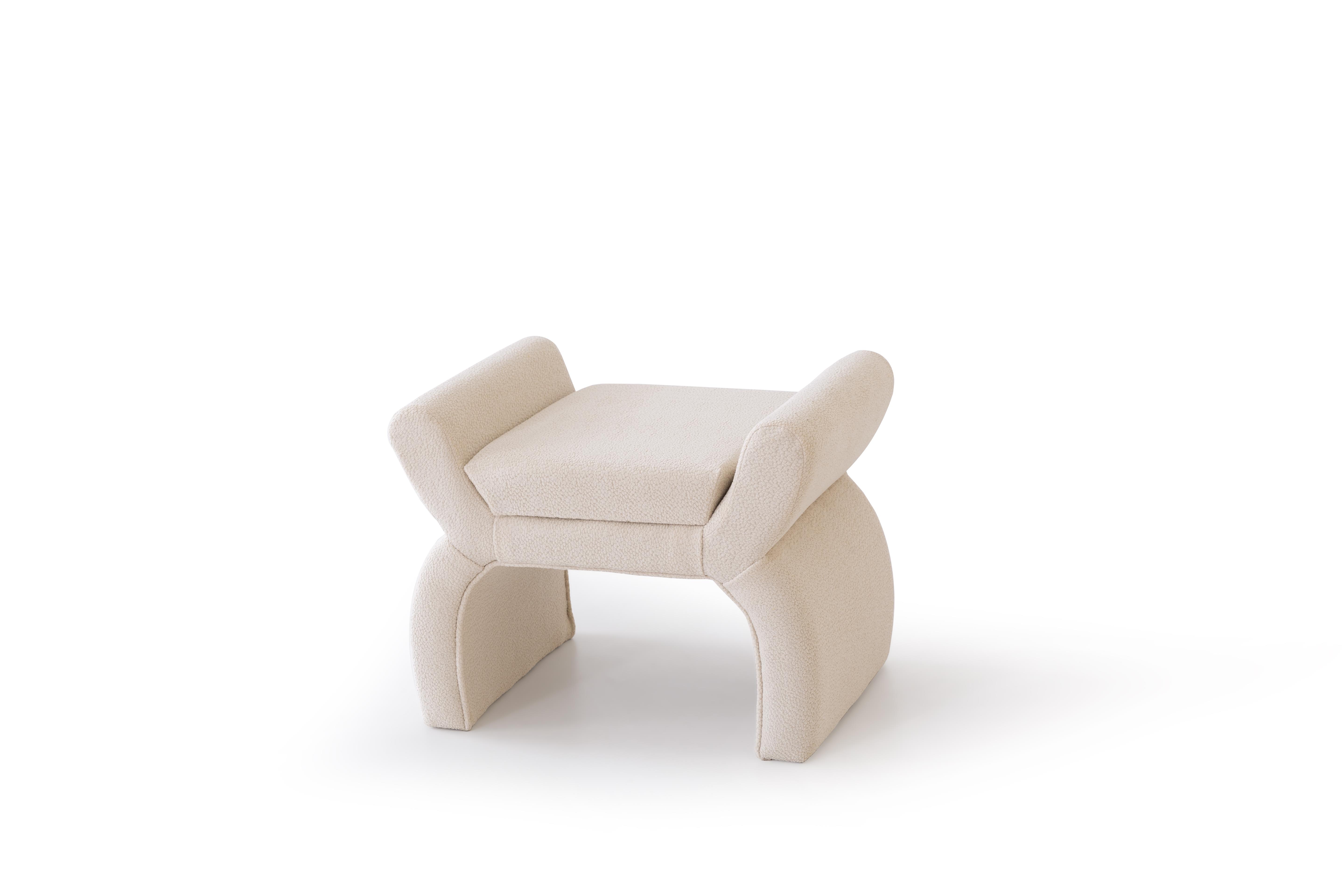 Zenn Coco Kumaşlı Modern Puf&bench