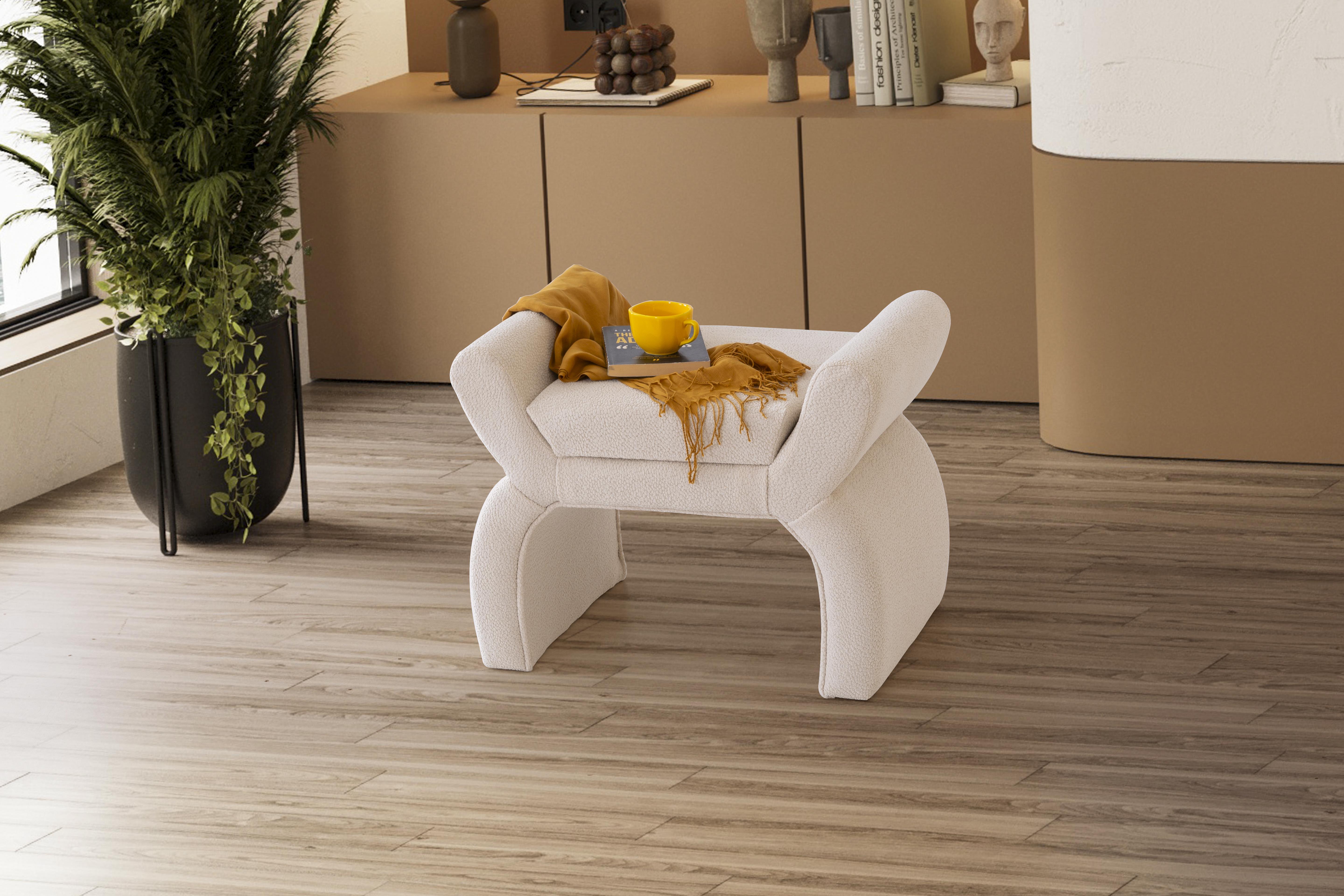 Zenn Coco Kumaşlı Modern Puf&bench