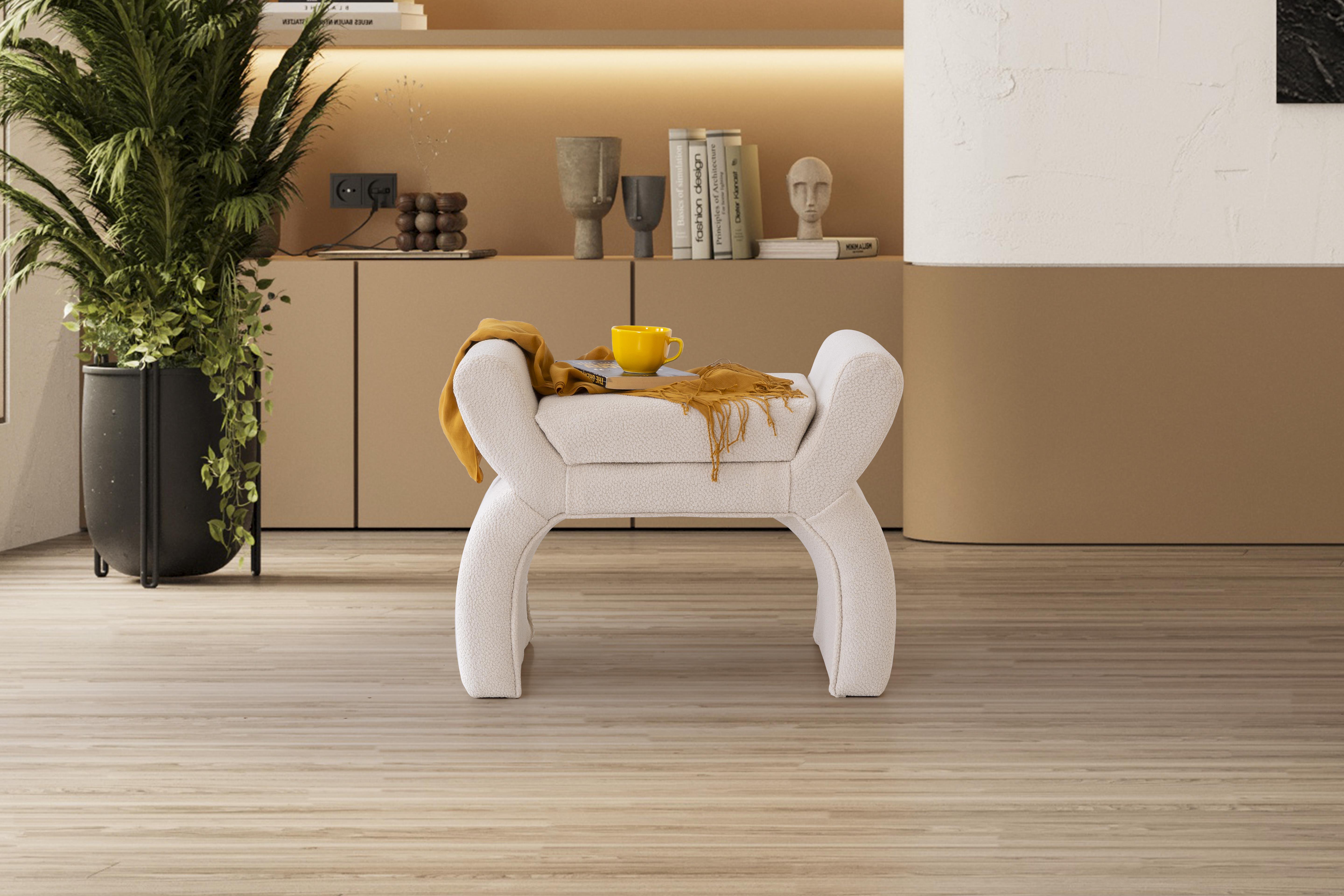 Zenn Coco Kumaşlı Modern Puf&bench